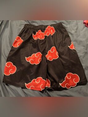 Naruto Akatsuki Shorts Mens Small